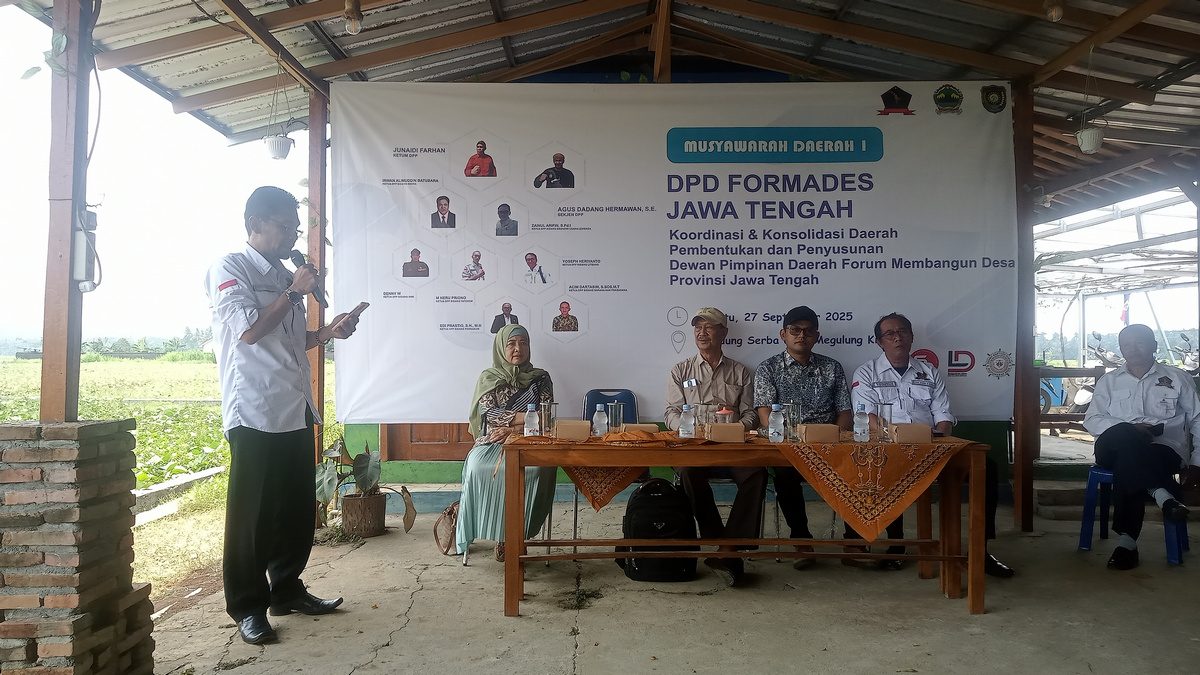 Musyawarah Daerah (Musda) Forum Membangun Desa (Formades) Jawa Tengah - Purworejo, 27 September 2025